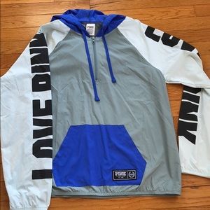 PINK Victoria’s Secret Blue Windbreaker